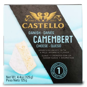 Queso camembert danés 125gr. Castello