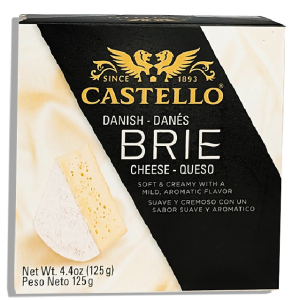 Queso brie danés 125gr. Castello