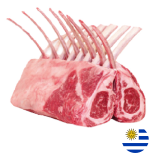 Costilla de cordero Frenched uruguayo