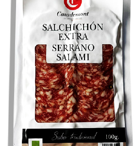 Salchichón extra serrano salami español 100gr. Casademont