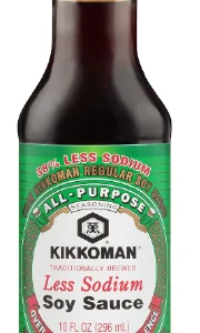 Salsa de soya japonesa 38% menos sodium 296ml. Kikkoman