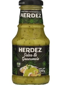 Salsa de guacamole picante medio 454 gr. Herdez