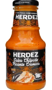 Salsa chilpotle picante cremoso 240gr. Herdez