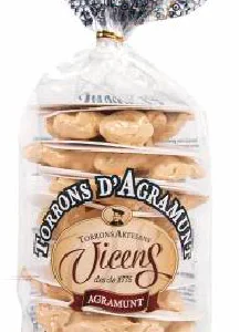 Turrón español de agramurt de almendra (bolsa) 300gr. Vicens